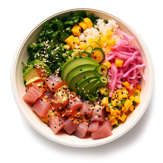 Poke Bowls Poke Paradise Sushi Bowls & Boba Teas